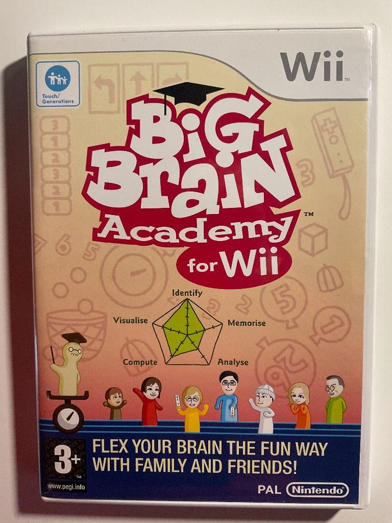 Big Brain Academy for Wii game, Games en Spelcomputers, Ophalen of Verzenden, Gebruikt