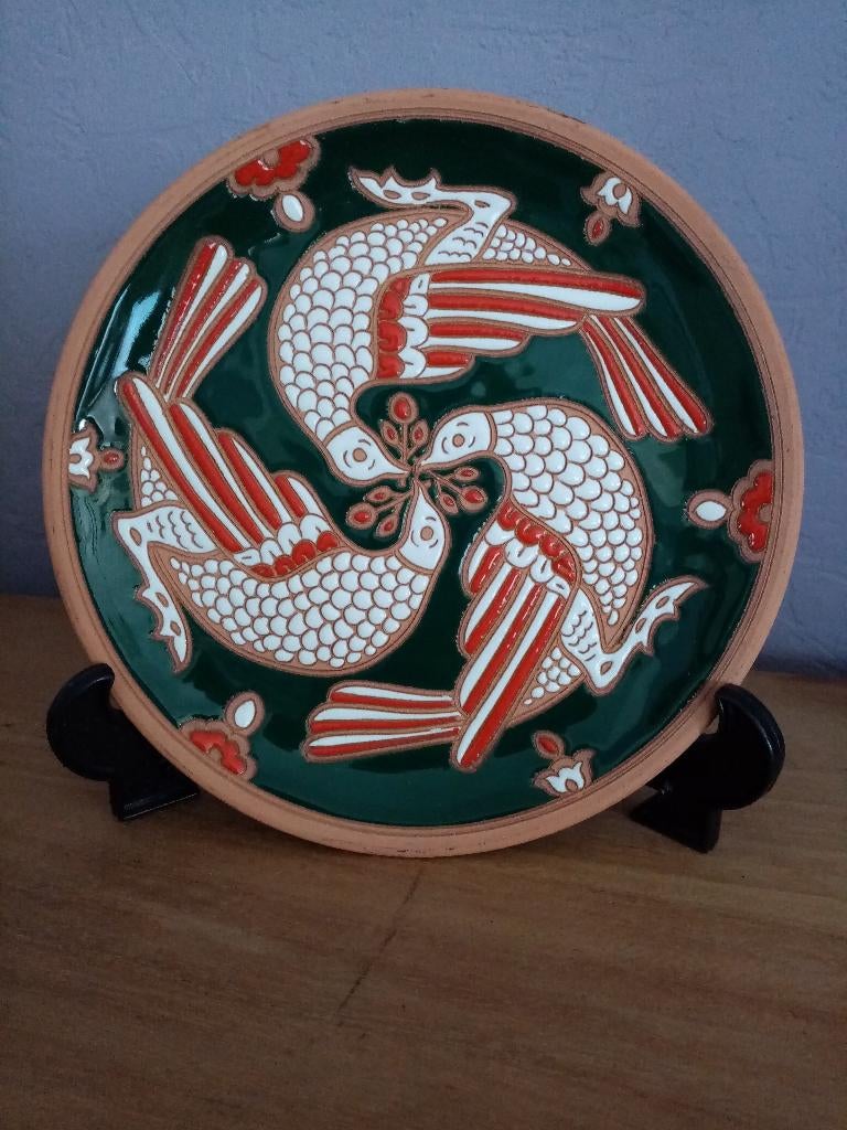 Assiette décorative avec support, Antiquités & Art, Enlèvement ou Envoi