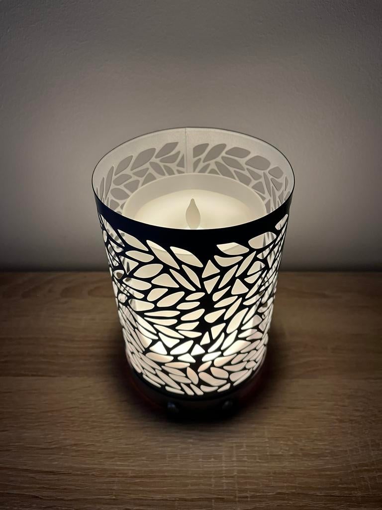 Lampe de chevet diffuseur de brume (silver), Maison & Meubles, Lampes | Lampes de table, Comme neuf, Métal, Enlèvement ou Envoi