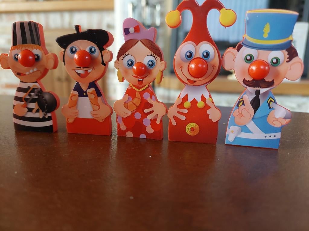 Efteling vingerpoppetjes boef fransman deftige dame jokie ag, Kinderen en Baby's, Ophalen, Zo goed als nieuw
