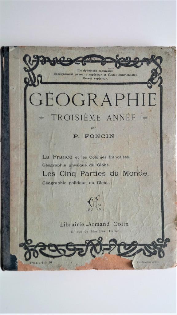 Géographie (Paris, 1910), Antiquités & Art, Enlèvement ou Envoi, P. Foncin