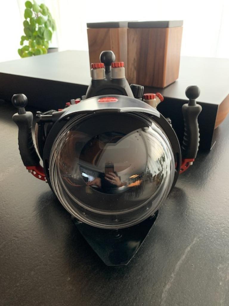 Complete professionele onderwaterfotografie-set (Hugyfot + C, Ophalen, Zo goed als nieuw