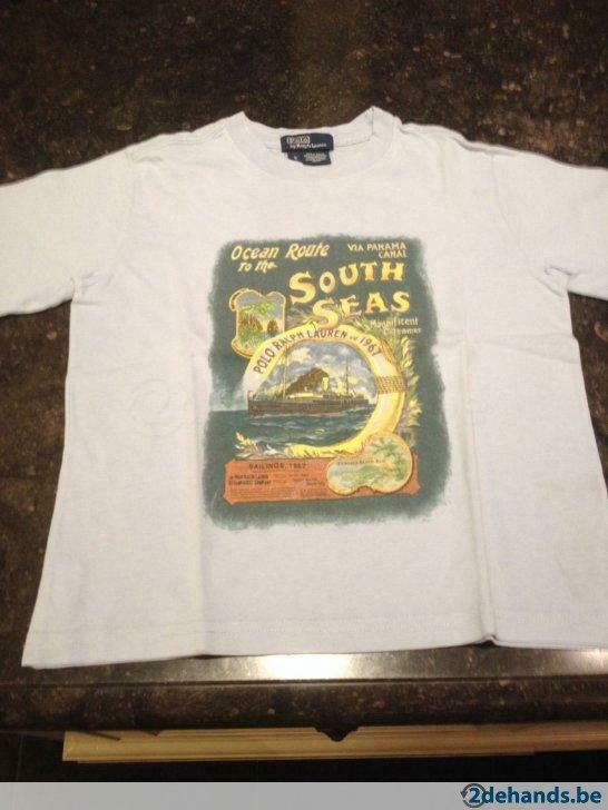 Ralph Lauren t shirt, 5 jaar ( ruim ), Ophalen of Verzenden, Gebruikt, Jongen, Shirt of Longsleeve