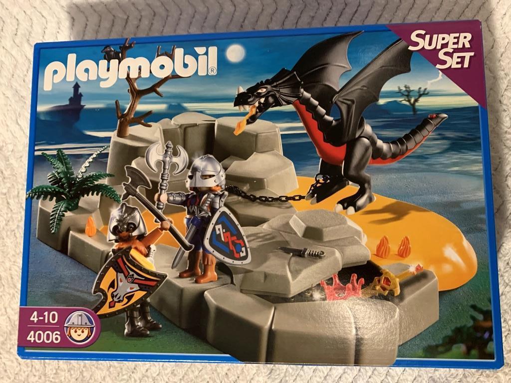 playmobil super set 4006. draken eiland, Ophalen of Verzenden, Gebruikt