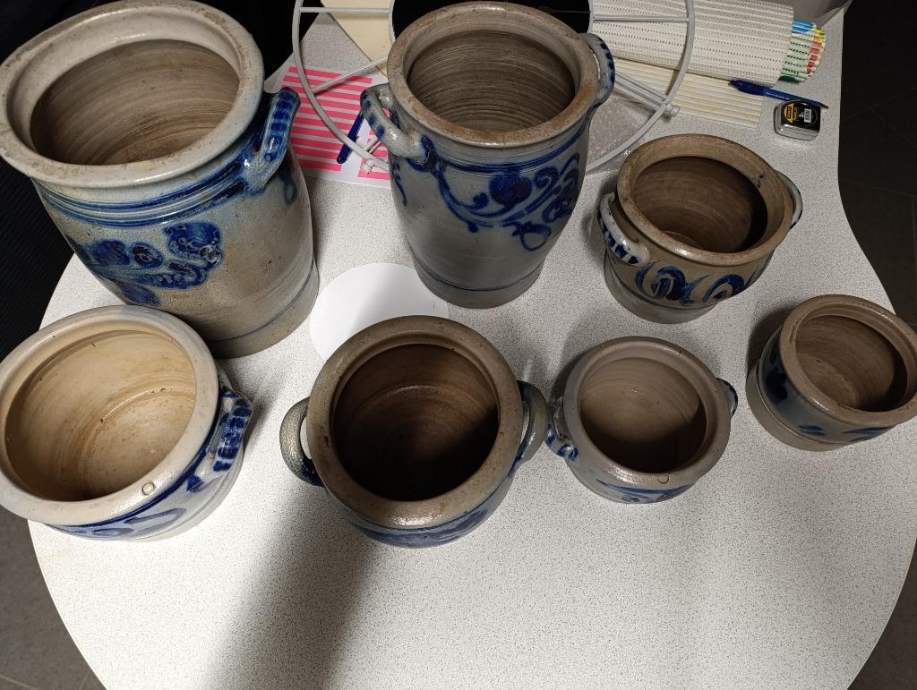 Pots en grès, Enlèvement, Utilisé