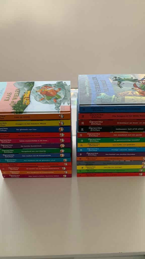 Geronimo stilton diverse boeken (1-25, 30 en 33), Boeken, Ophalen, Zo goed als nieuw, Fictie