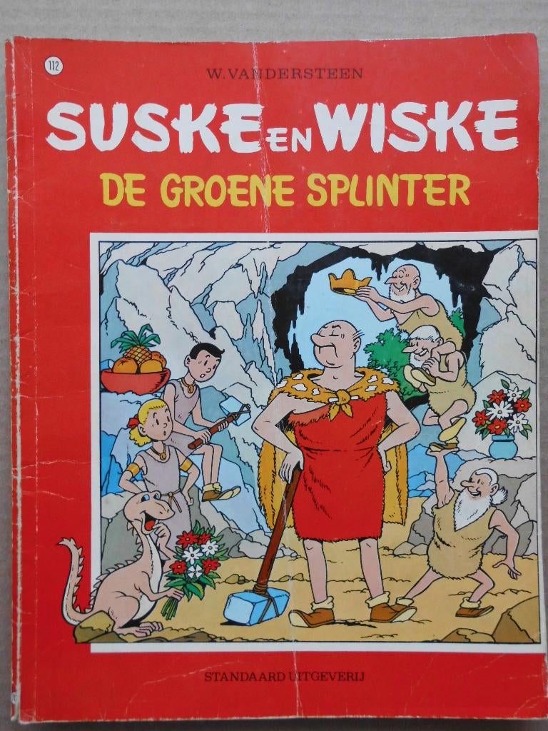 Suske en Wiske - De groene splinter, Boeken, Gelezen, Willy Vandersteen, Eén stripboek, Ophalen of Verzenden