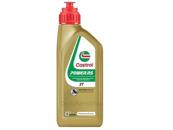 Castrol Power RS 2T olie 1L Derbi AM6 Piaggio Gilera 50cc, Fietsen en Brommers, Brommers | Toebehoren, Nieuw, Overige typen, Ophalen of Verzenden