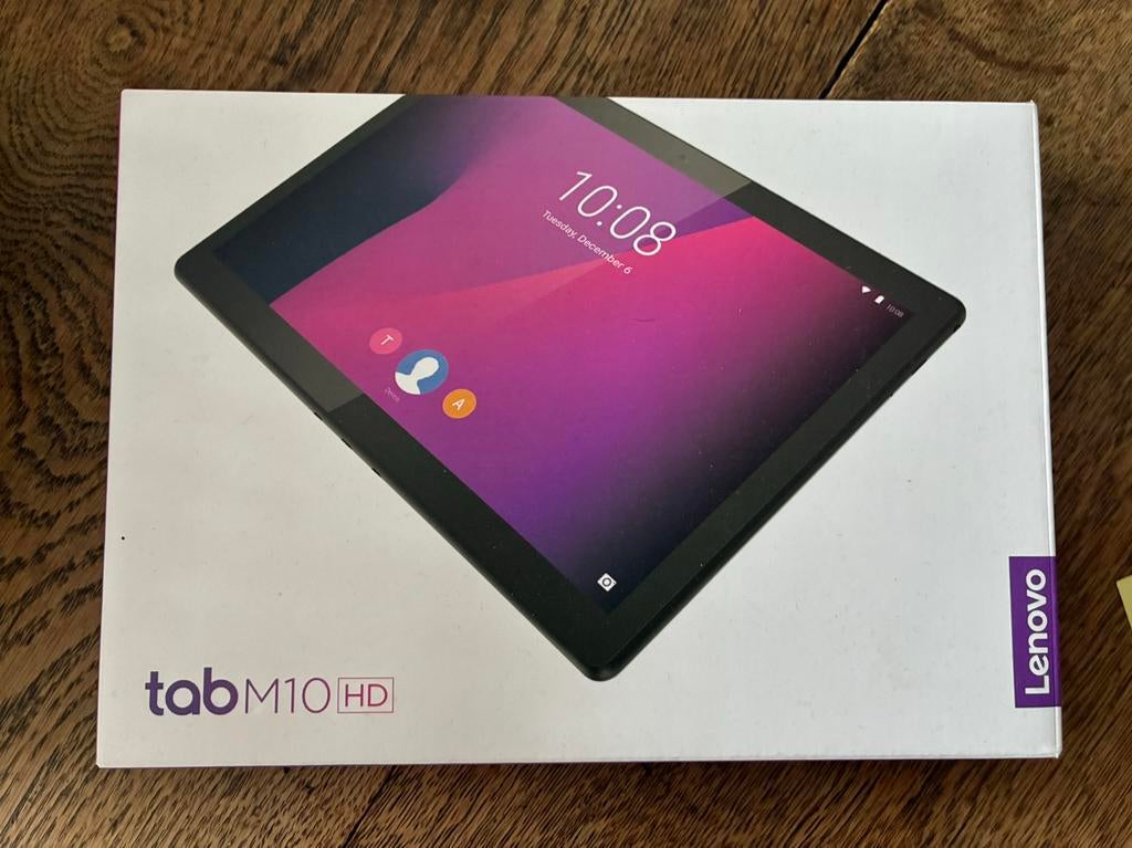 Lenovo Tab M10 HD Tablet 32GB - Black - (nearly new, in box), Computers en Software, Android Tablets, Verzenden, Zo goed als nieuw