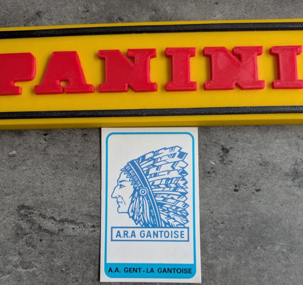 AUTOCOLLANT PANINI FOOTBALL 1972/73 GENT NO 252 1972, Envoi, Comme neuf, Autocollant