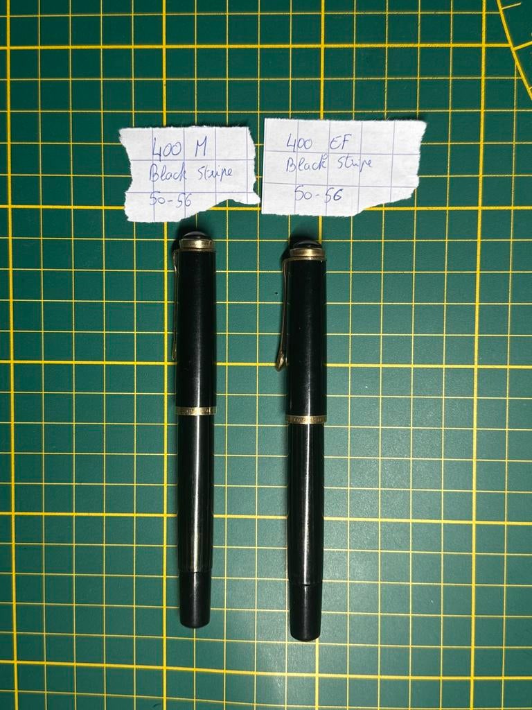 Vintage Pelikan 400 - rayure noire (plume M - EF), Enlèvement ou Envoi, Comme neuf