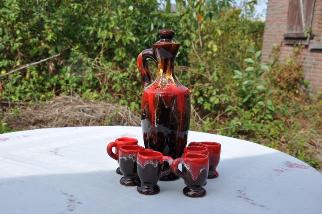 §  service a liqueur faience vallauris ??, Antiquités & Art, Enlèvement ou Envoi
