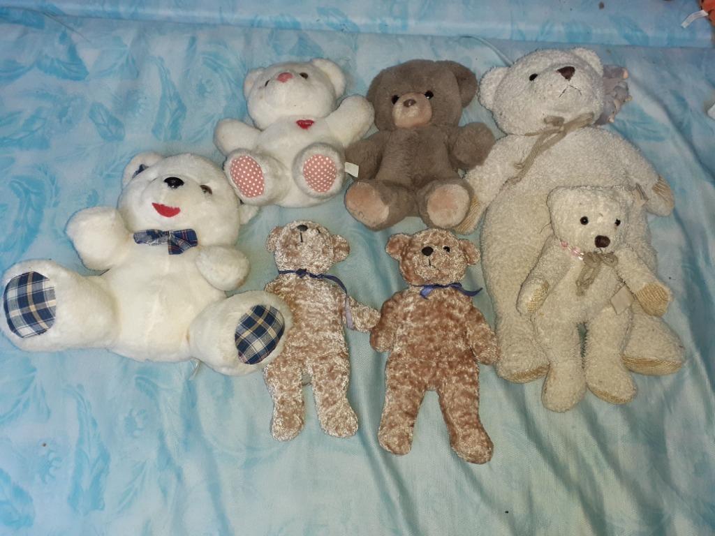 Lot de 47 peluches, Enlèvement, Utilisé