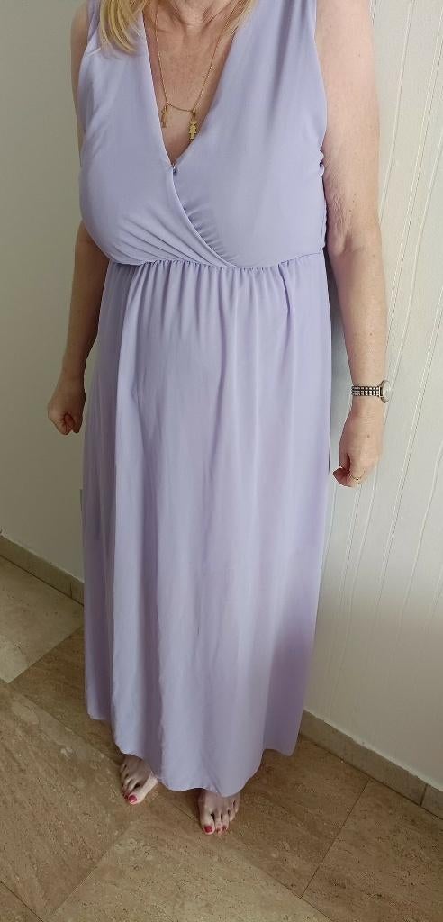 Paars lang kleedje mt Large, Kleding | Dames, Paars, Maat 42/44 (L), Ophalen of Verzenden, Zo goed als nieuw