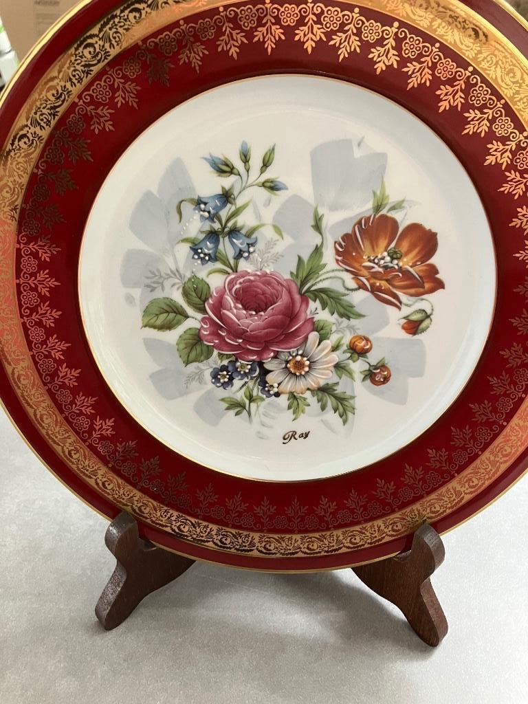 limoges porcelain rehausse main, Enlèvement ou Envoi