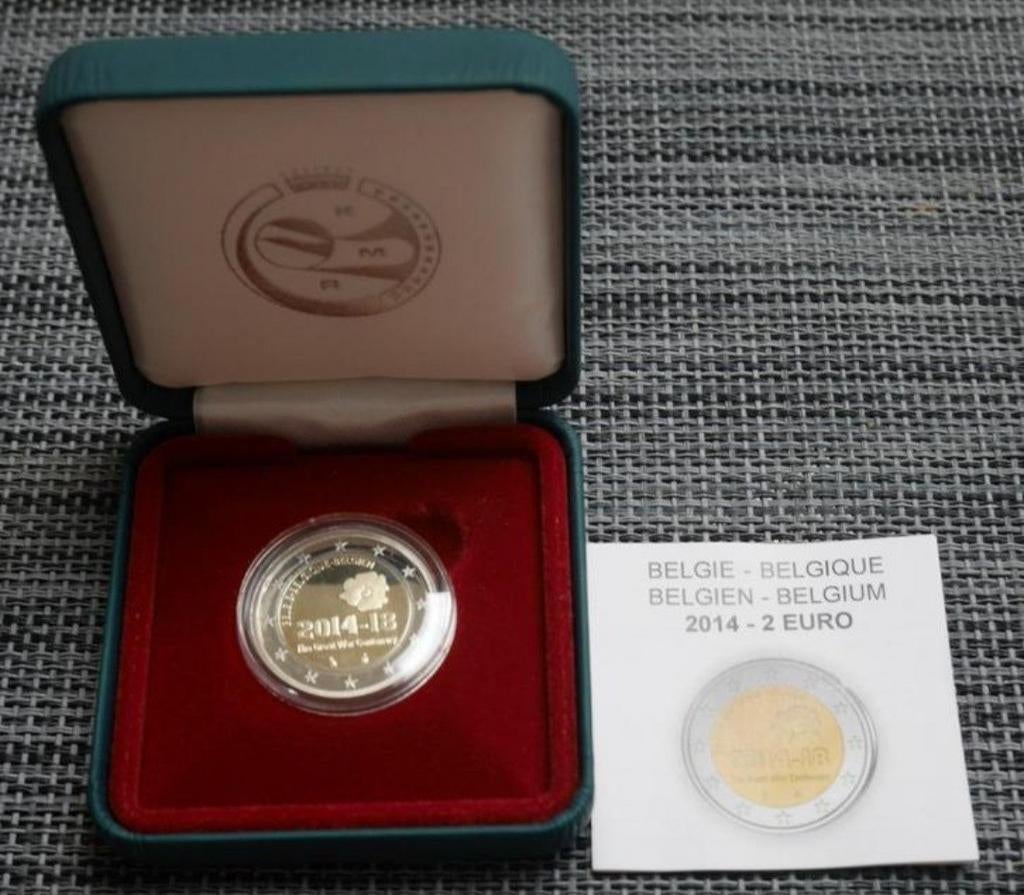 PROMO  ZIE DAT IK HEM DUBBEL HEB....Proof Belgie 1914-1918, Postzegels en Munten, Munten | Europa | Euromunten, Ophalen of Verzenden