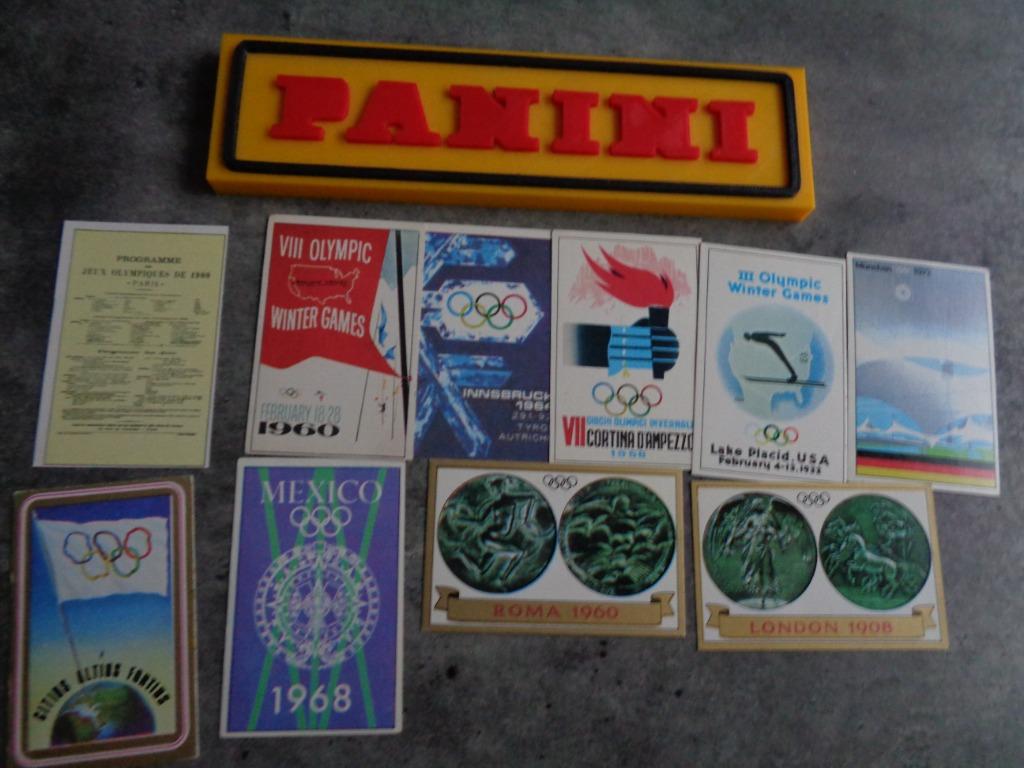 PANINI OLYMPIA 1896/1972 LOT DE 10 AUTOCOLLANTS ANNÉE 1972, Envoi