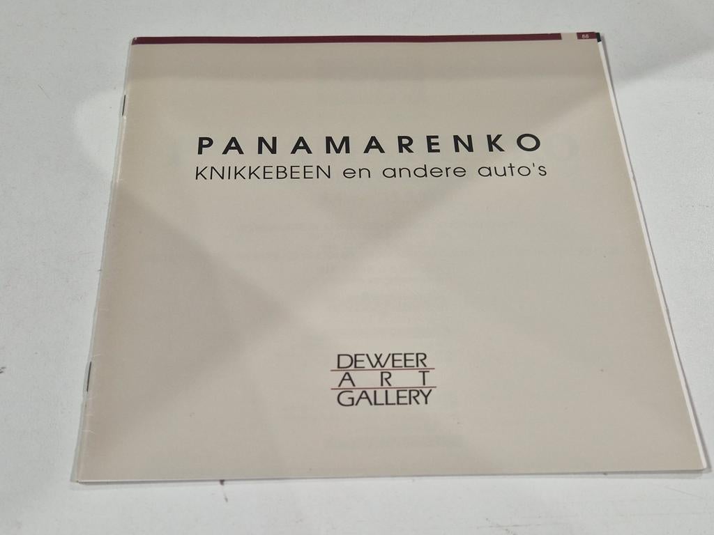 KNIKKEBEEN EN ANDERE AUTO'S  boek catalogus van Panamarenko, Antiek en Kunst, Ophalen of Verzenden