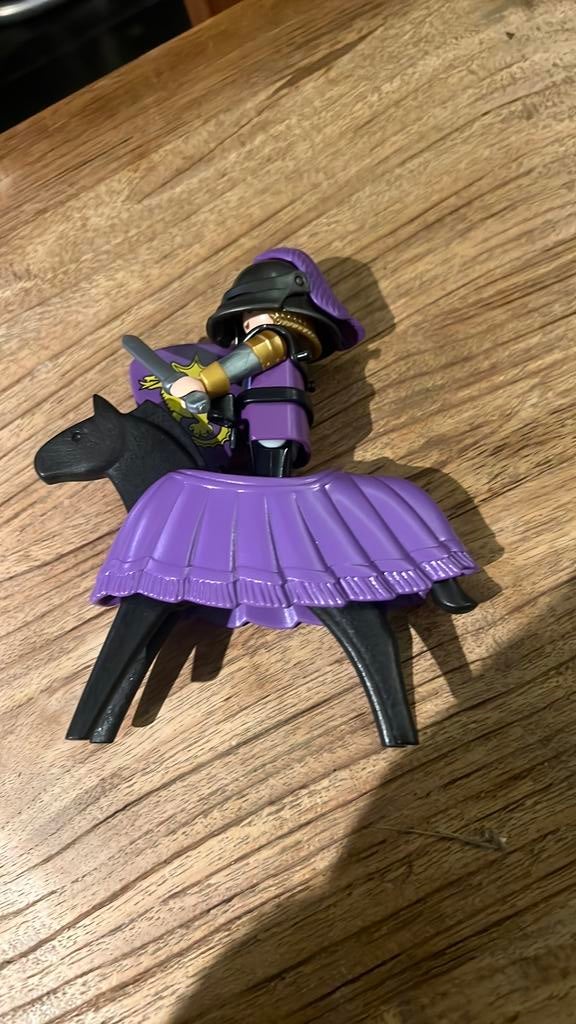 Playmobil paarde ridder te paard, Ophalen of Verzenden, Zo goed als nieuw