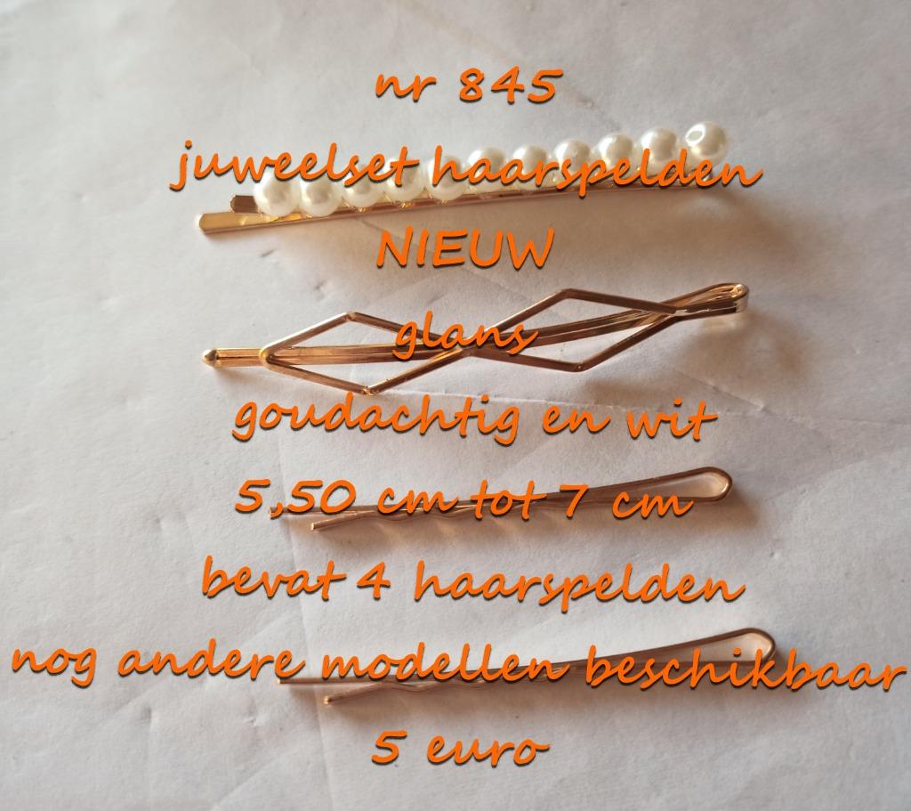 845. Juweelset : haarspelden , NIEUW , verzending inbegrepen, Verzenden, Nieuw, Haarspeld