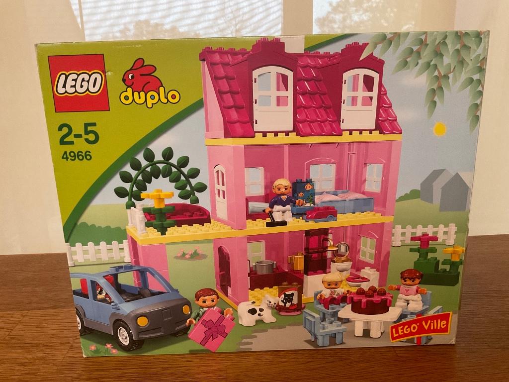 LEGO duplo 4966 Poppenhuis, Kinderen en Baby's, Ophalen, Zo goed als nieuw, Complete set, Duplo