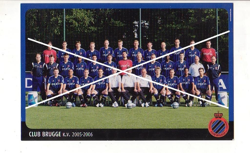 Club Brugge / Ploegfoto 2005 - 2006, Verzamelen, Verzenden, Nieuw, Spelerskaart