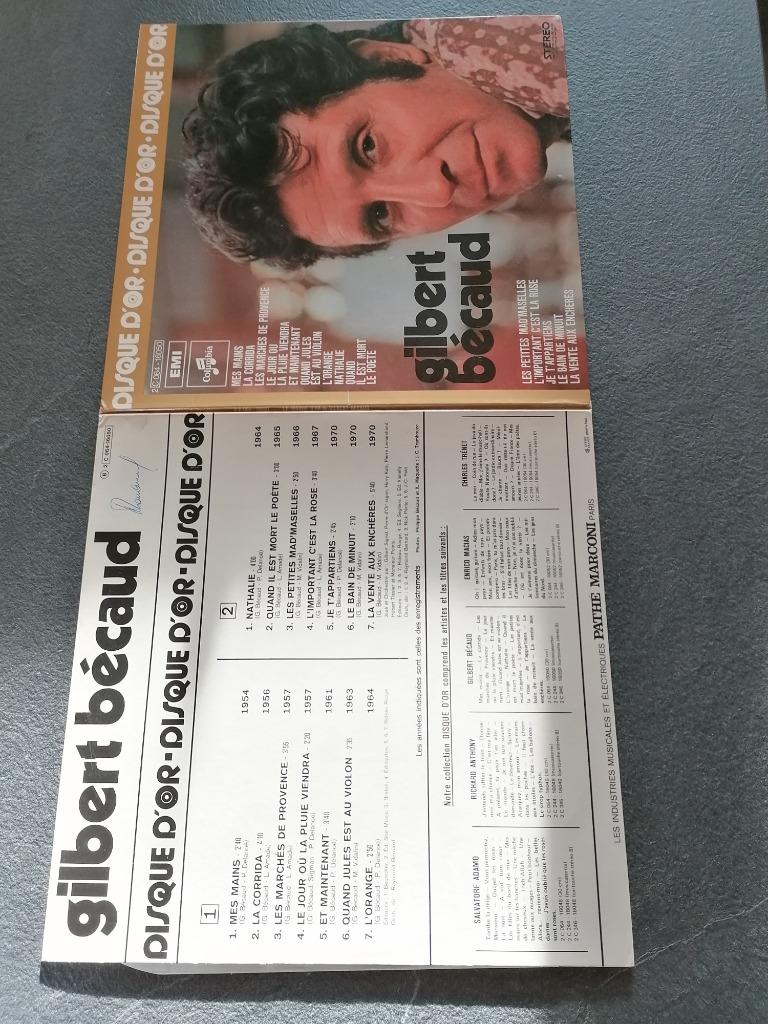 2 x Gilbert Becaud, Enlèvement ou Envoi, Comme neuf, 12 pouces