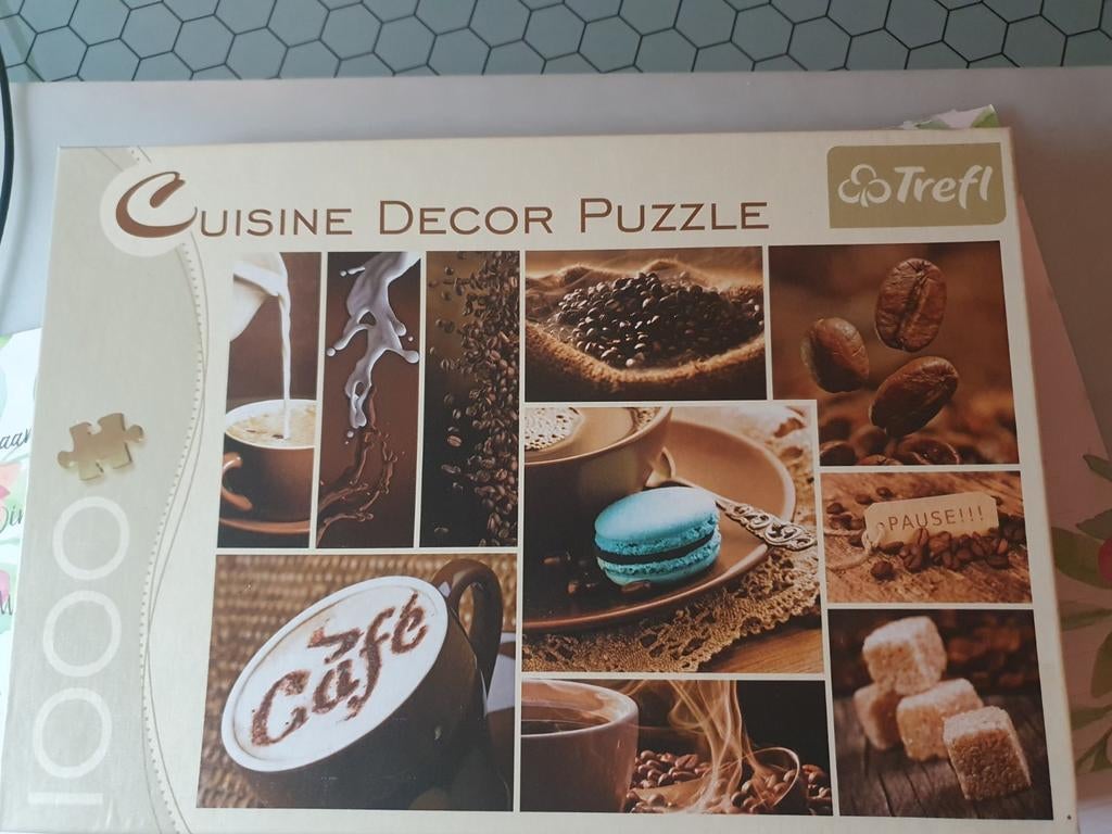 Puzzels 1000st koffie trefl, Enlèvement ou Envoi, Comme neuf