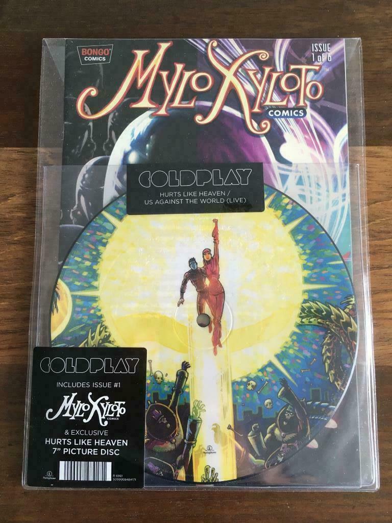 Vinyl Single Coldplay Hurts Like Heaven PD+MXComic RSD NIEUW, Ophalen of Verzenden, Nieuw in verpakking, Overige formaten, Pop