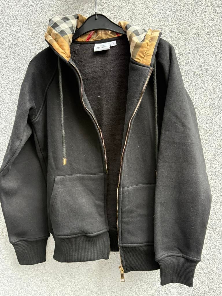 Burberry hoodie met rits, Kleding | Dames, Zwart, Nieuw, Ophalen of Verzenden, Burberry