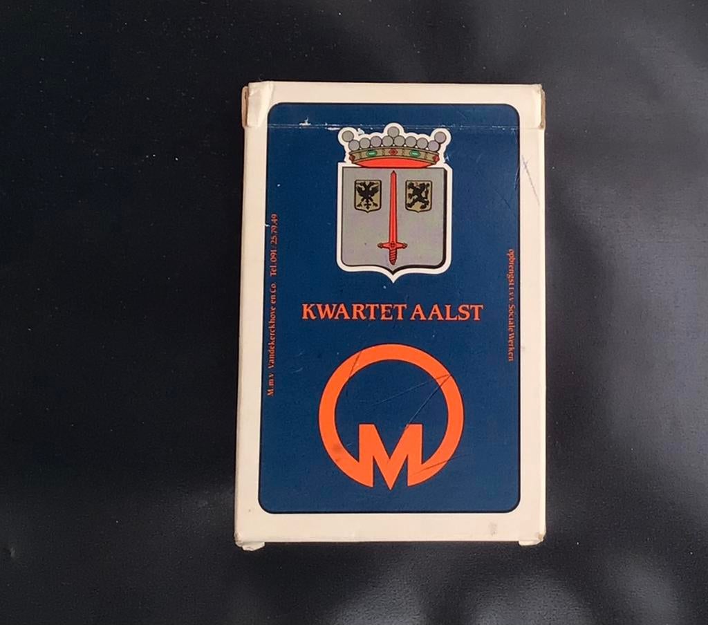 Speelkaarten Kwartet Aalst., Verzamelen, Ophalen of Verzenden, Zo goed als nieuw, Speelkaart(en)