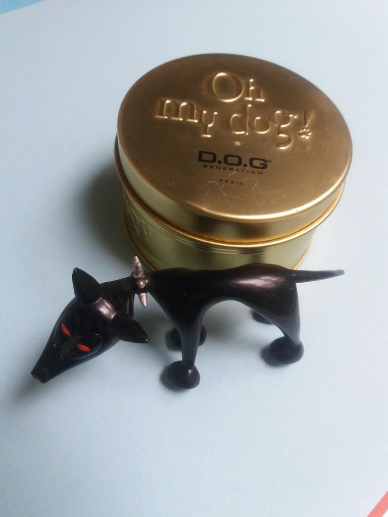 Oh my Dog mascotte noire très rare ., Enlèvement ou Envoi, Comme neuf