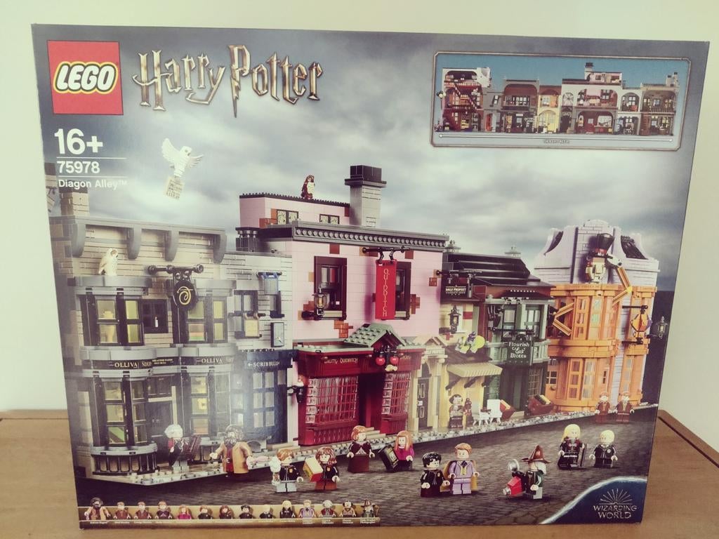 Lego 75978 Harry Potter Diagon Alley Nieuw, Ophalen of Verzenden, Nieuw, Complete set, Lego