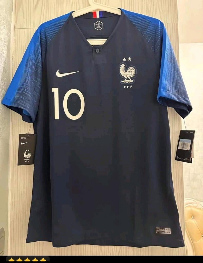 Frankrijk Mbappe Thuisshirt Origineel WorldCup Finale 2018, Verzamelen, Sportartikelen en Voetbal, Verzenden