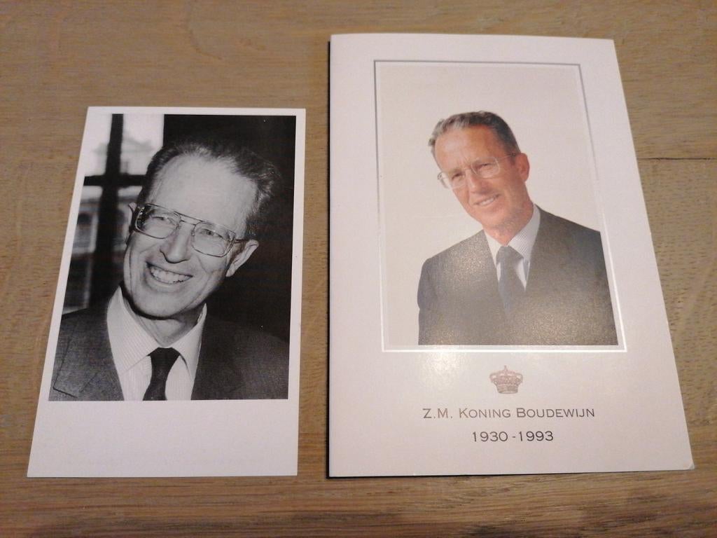 koning Boudewijn bidprentjes, Ophalen