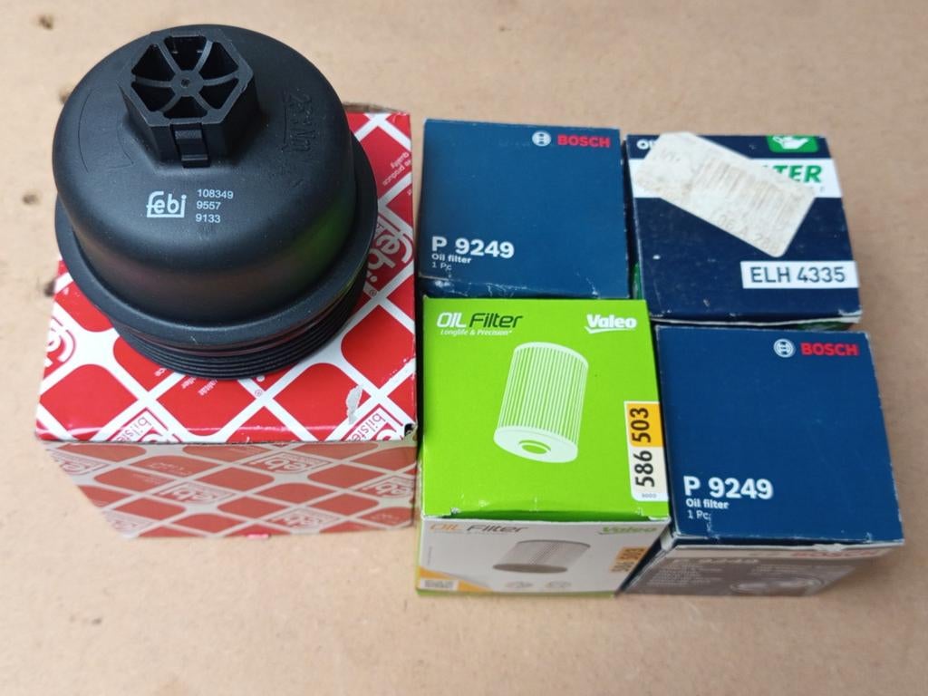 Filtres à huile + couvercle pour moteur 2.0 Hdi, Enlèvement, Neuf, Peugeot