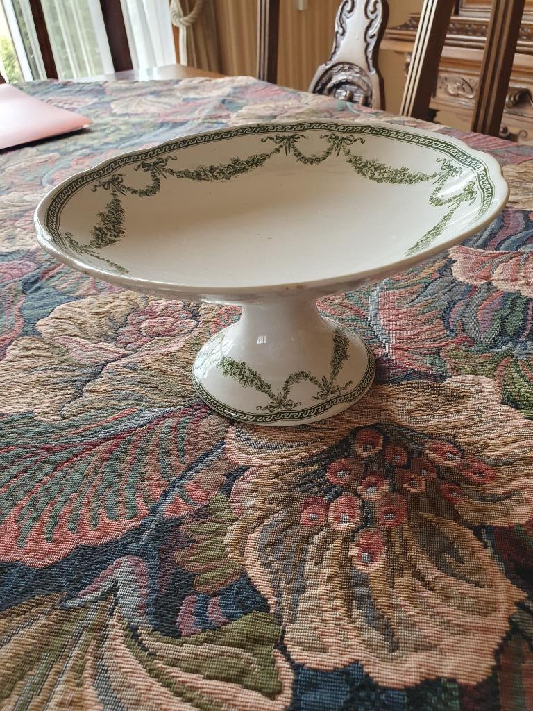 Compotier/bol à fruits antique unique Wedgwood Etruria à pie, Antiquités & Art, Enlèvement