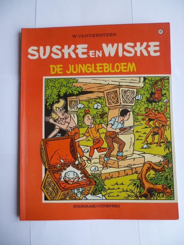 SUSKE EN WISKE 1E DRUK NR:97 "DE JUNGLEBLOEM"UIT 1969, Willy Vandersteen, Eén stripboek, Ophalen of Verzenden, Zo goed als nieuw