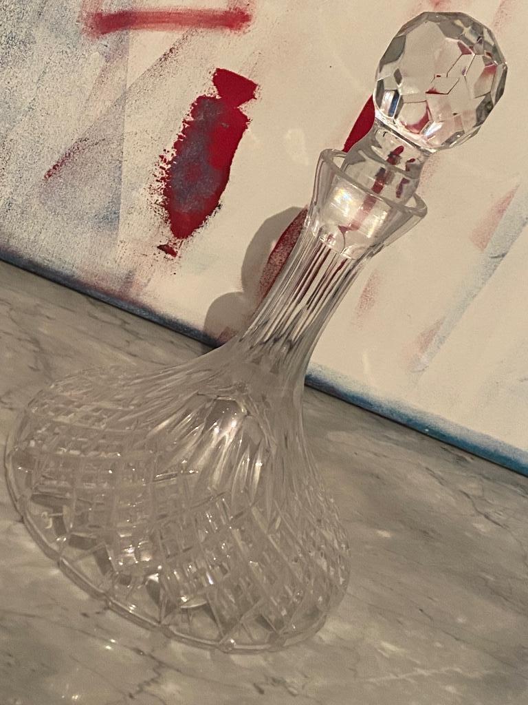 Decanteerkaraf - Wijnkaraf in Crystal, Ophalen
