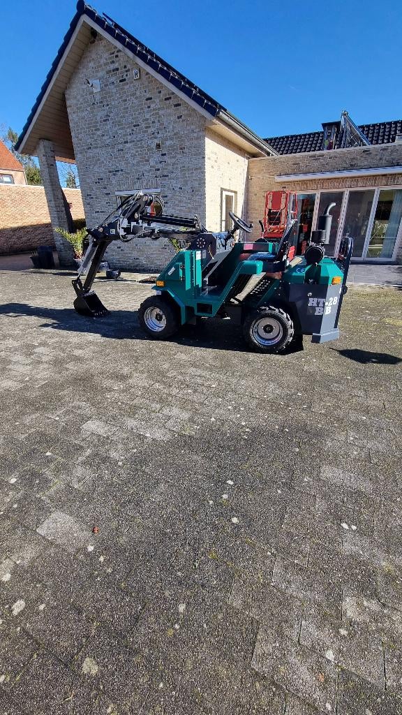 Kniklader met uitschuifbare giek(60cm), Enlèvement