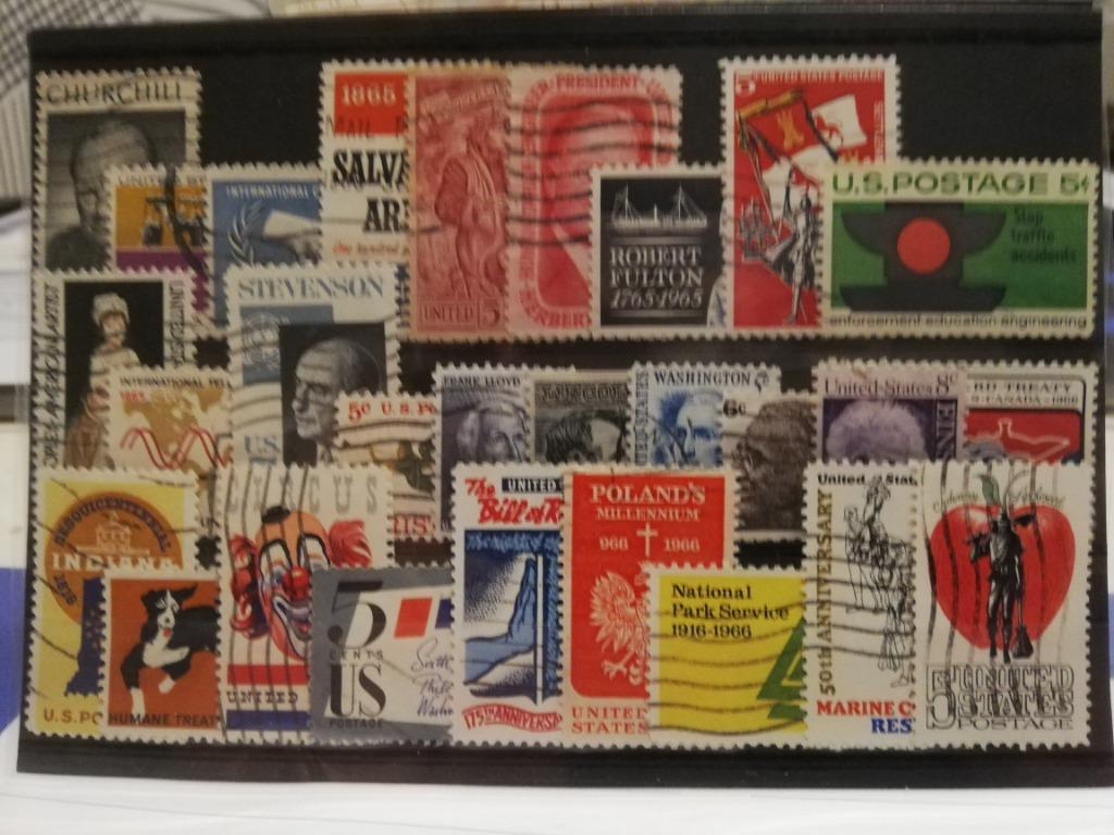 lot de timbres U.S.A, Timbres & Monnaies, Enlèvement ou Envoi, Affranchi