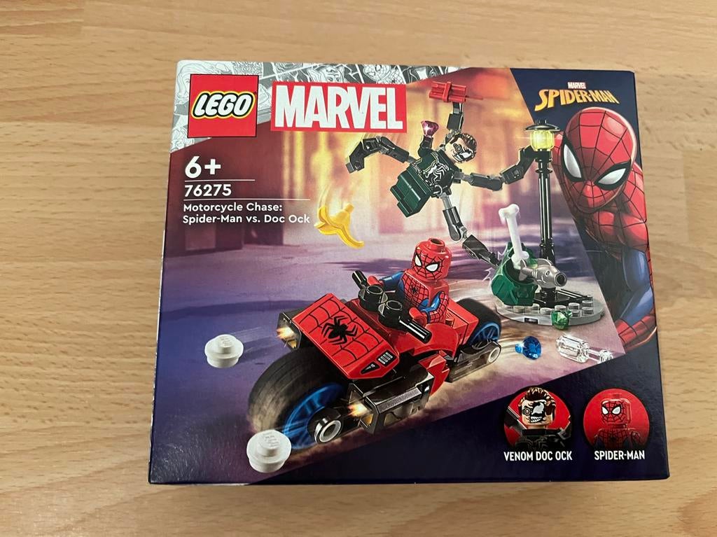 Lego76275 marvel SpiderMan/Doc Ock motor sealed& retired🔒, Ophalen, Nieuw, Complete set, Lego