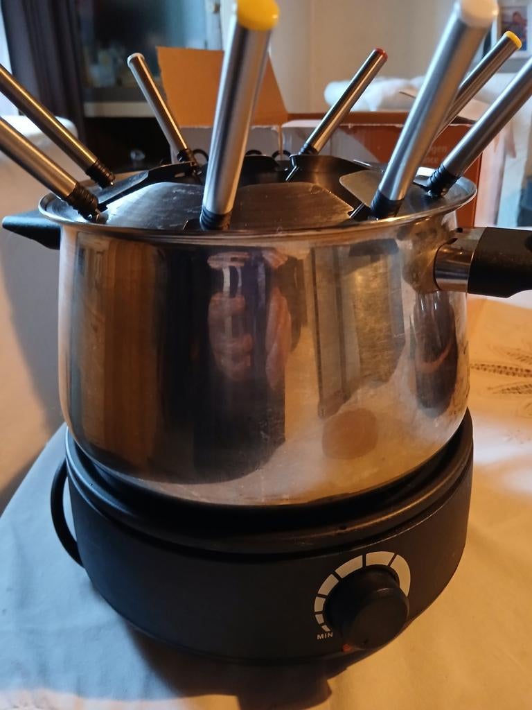 Elektrische fondueset,merk quigg,, Elektronische apparatuur, Gourmetstellen, Ophalen
