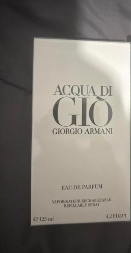 Herenparfum Giorgio Armani Aqua Di Gio EDP 125ml (Nieuw), Ophalen, Nieuw