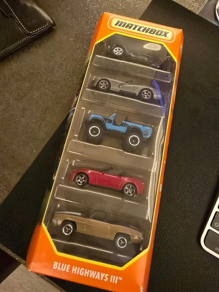 Matchbox 70 Y Blue Highway III set, Enlèvement ou Envoi, Neuf, Voiture, Matchbox