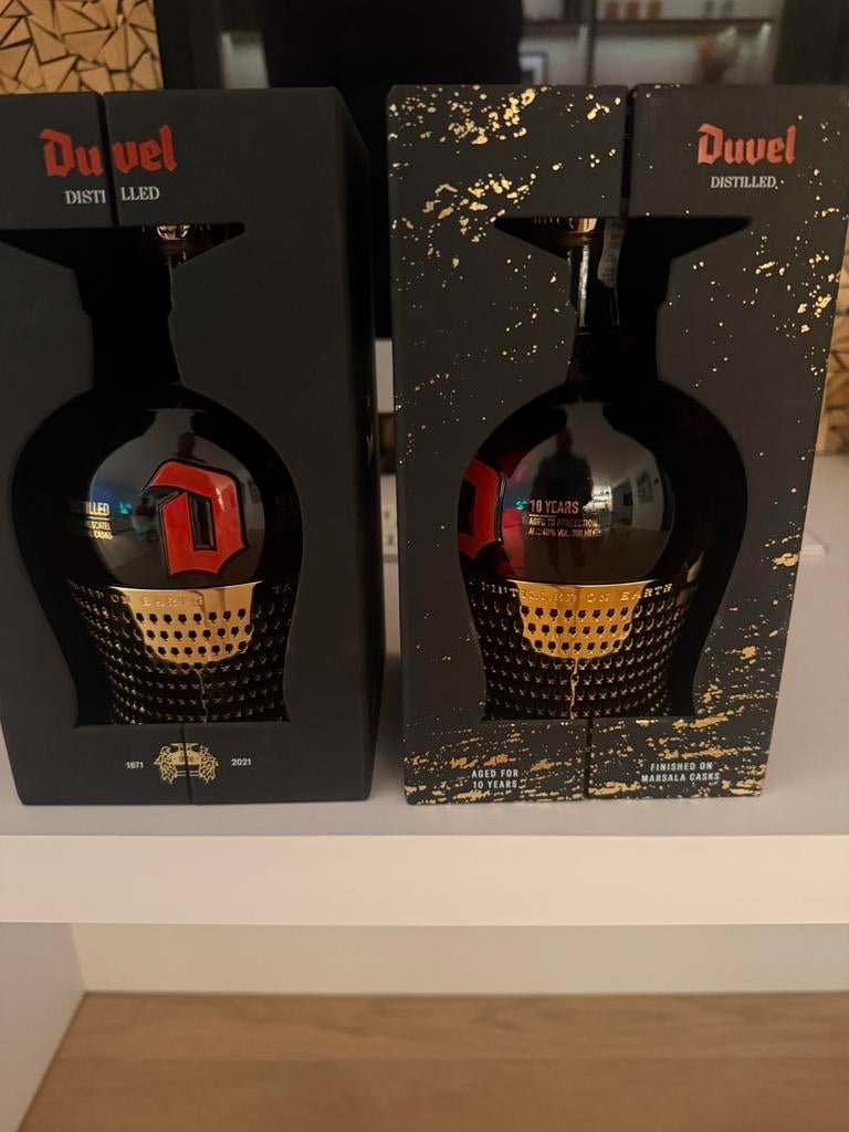 Duvel Distilled celebration bottle 2021&2023, Collections, Enlèvement ou Envoi, Neuf