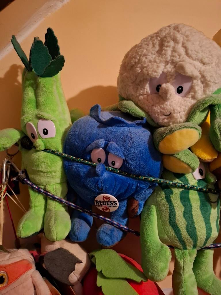 Fruit en groenten knuffels, Kinderen en Baby's, Speelgoed | Knuffels en Pluche, Ophalen of Verzenden, Zo goed als nieuw