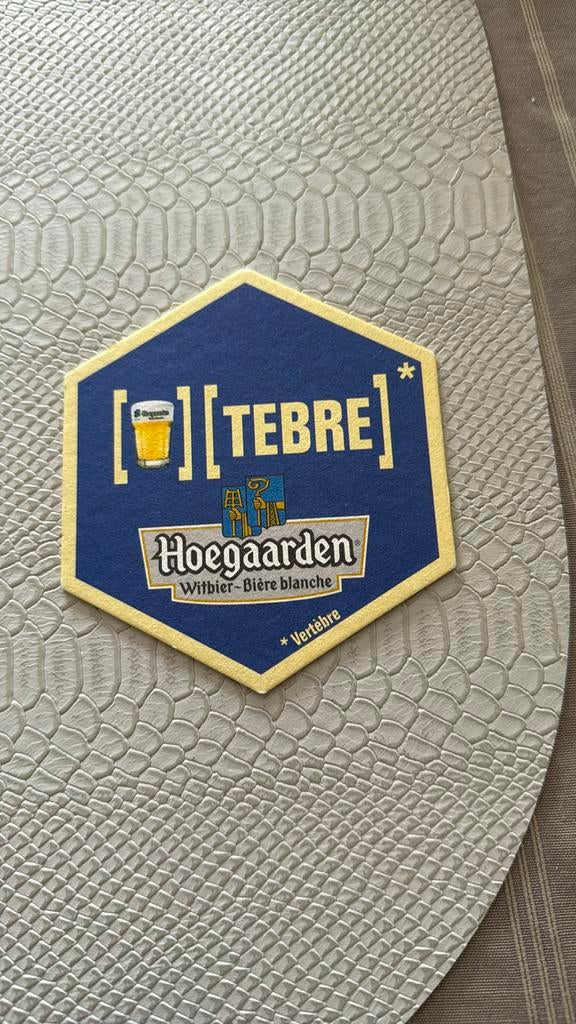 Tapis à bière Hoegaarden, Caravanes & Camping, Auvents, Enlèvement ou Envoi, Comme neuf, Autres marques