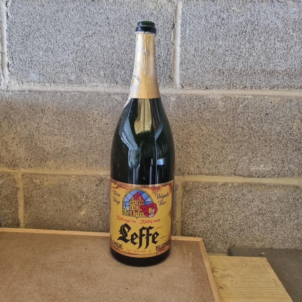 Magnum de bière Leffe blonde  blond, Enlèvement ou Envoi, Utilisé, Bouteille(s), Leffe