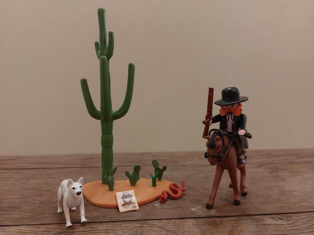 Sherif à cheval Playmobil Western, Ophalen, Nieuw, Complete set